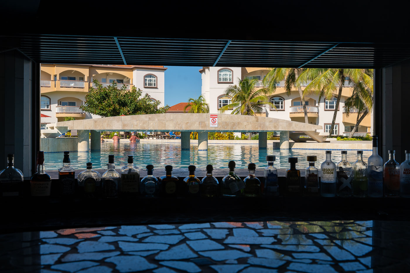 Bar at Grand Caribe Ambergris Caye Belize