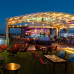 A bar in San Pedro, Belize on Ambergris Caye.