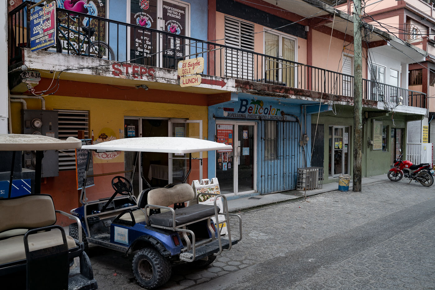 Belicolor store in San Pedro Belize.