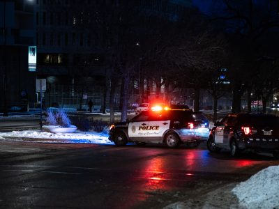St. Paul Police Cars, George Floyd Civil Rights Trial