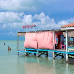 Secret Beach on Ambergris Caye, Belize.