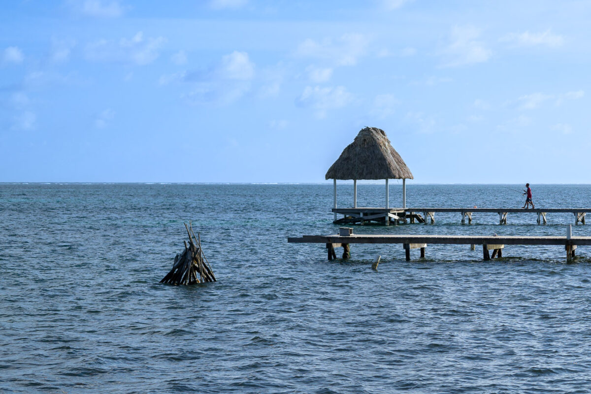 Fishing Pier on Ambergris Caye