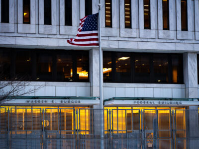 American Flag, Warren E. Burger Federal Building, St. Paul Trial
