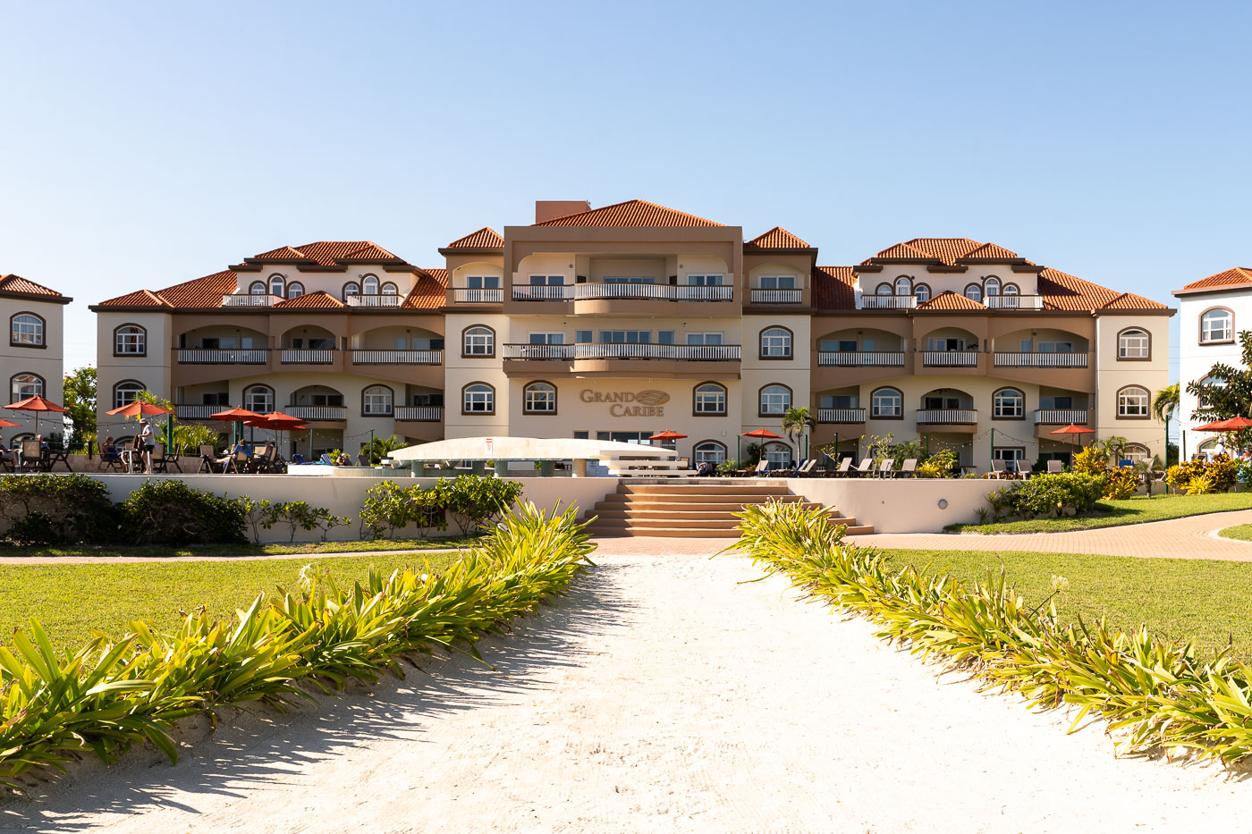 Grand Caribe in Belize back side