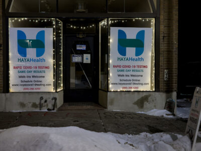 Haya Health COVID Testing Site, Chicago Ave, Minneapolis