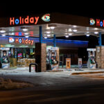 A Holiday gas station in Uptown Minneapolis.