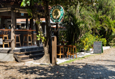 Marbucks Coffee House on Ambergris Caye in Belize.