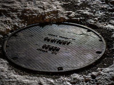 Neenah Foundry Sanitary Sewer Cover, Minneapolis