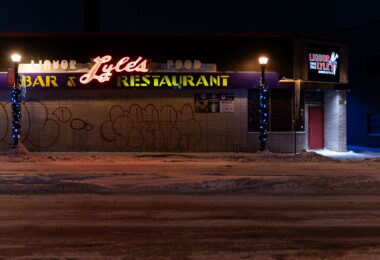 Liquor Lyle's bar & restaurant on Hennepin Avenue in Minneapolis.