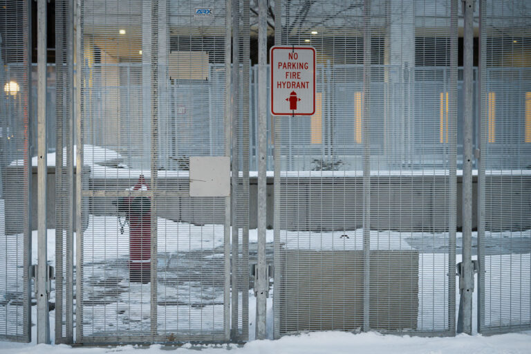 George Floyd Federal Civil Rights Trial Fence 1 Outside the Warren E. Burger Federal Building on Day 3 of the federal trial where Thou Thao, J Alexander Kueng and Thomas Lane are accused of violating George Floyd's civil rights.