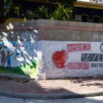 A mural in San Pedro, Belize.