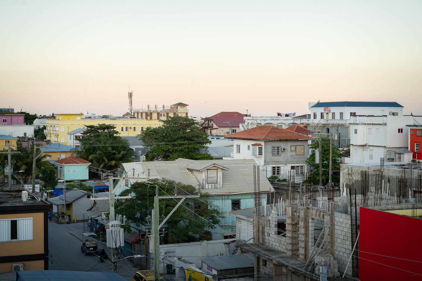 Rooftop in San Pedro Ambergris Caye Belize