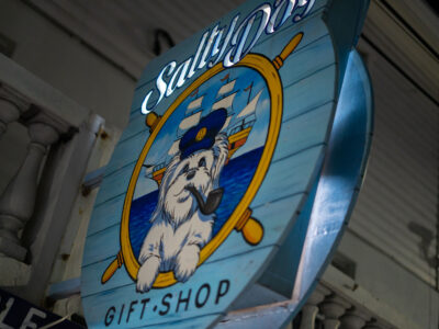 Salty Dog Gift Shop Sign, San Pedro, Belize