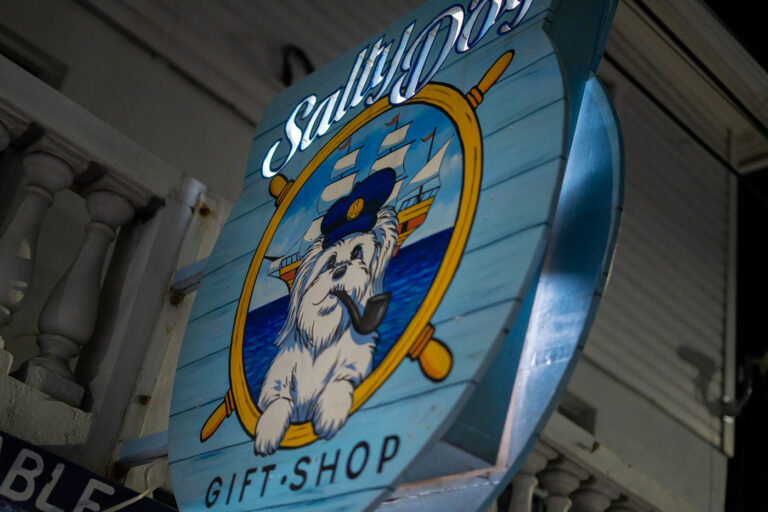 Salty Dog Gift Shop 1 Salty Dog Gift Shop in San Pedro, Belize.