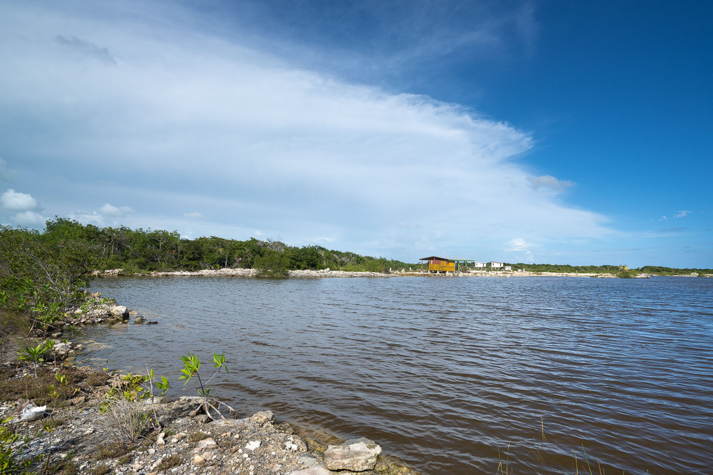 Homes being built near Secret Beach.