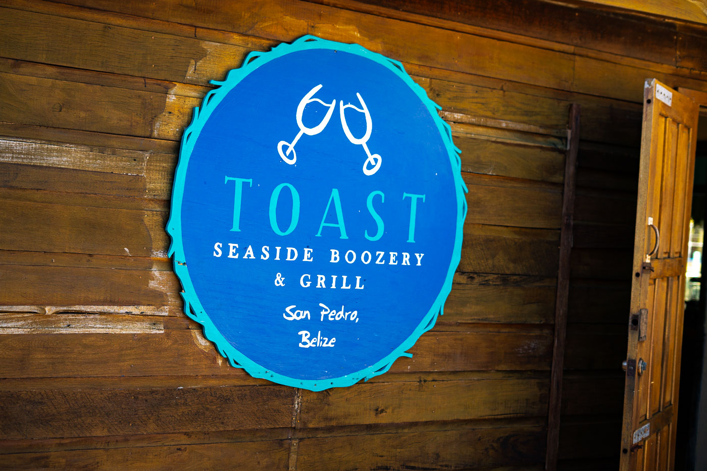 Sign for TOAST Seaside Boozery & Grill