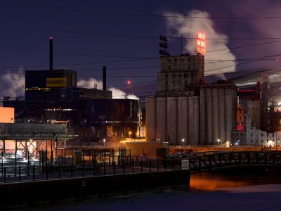 Gold Medal Flour sign, Washburn Crosby Mill, Minneapolis, -13F