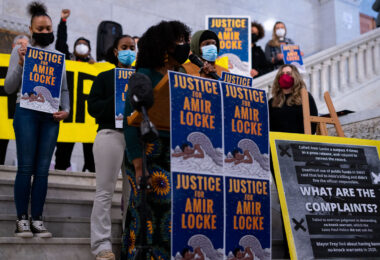 Minneapolis residents meet at City Hall to hand deliver ethics complaints against Mayor Frey to the city attorney's office. The complaints all surround the Minneapolis Police shooting death of Amir Locke on February 2, 2022. They promise many more will be coming.