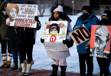 Daunte Wright's family joined activists and protesters outside the courthouse to respond to today's sentencing of Kim Potter. “...she’s gonna do a year and a half” “This is the epitome of corruption, the epitome of disrespect. The communities back is up against the wall, how much do you expect us to take?”