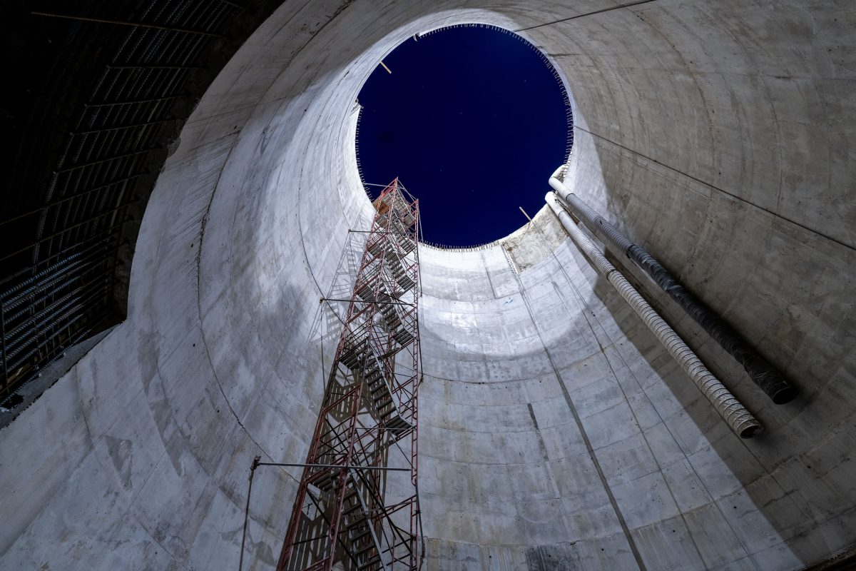 Access Shaft Interior, I-35W Stormwater Storage Facility, Minneapolis
