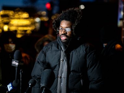 DJ Hooker Speaks at Minneapolis Amir Locke Protest