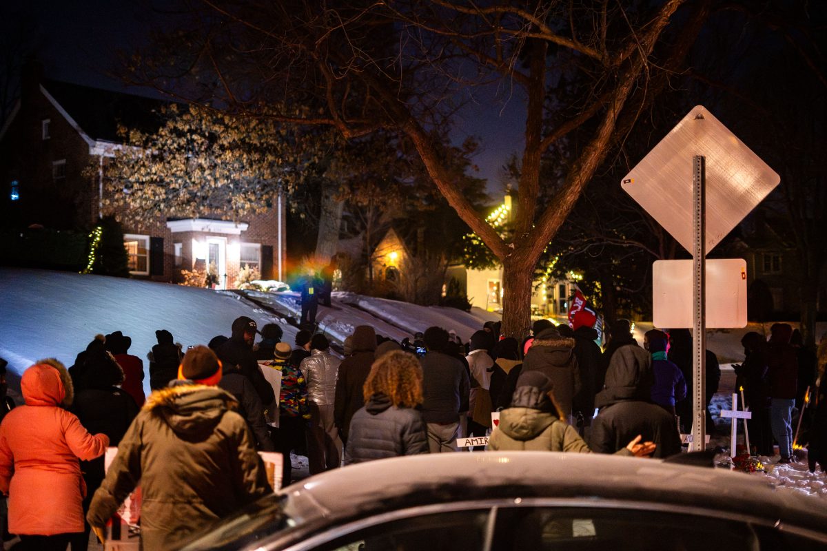 Amir Locke protests at police chief’s home