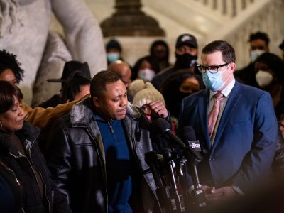 Amir Locke's Father Speaks at Minneapolis City Hall