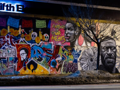 George Floyd Mural, Hennepin Ave, Minneapolis