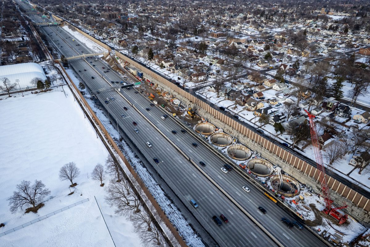 I-35W Stormwater Storage Facility Construction, South Minneapolis