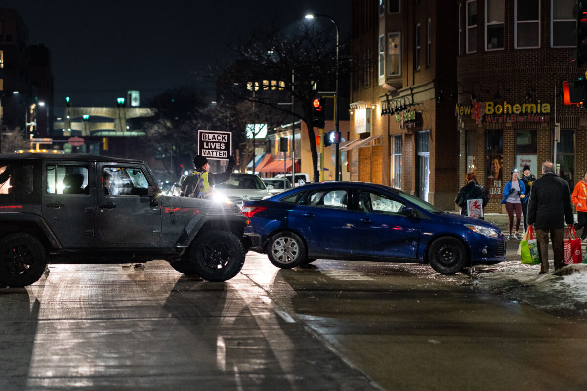 Minneapolis Protest for Amir Locke at Mayor’s Residence