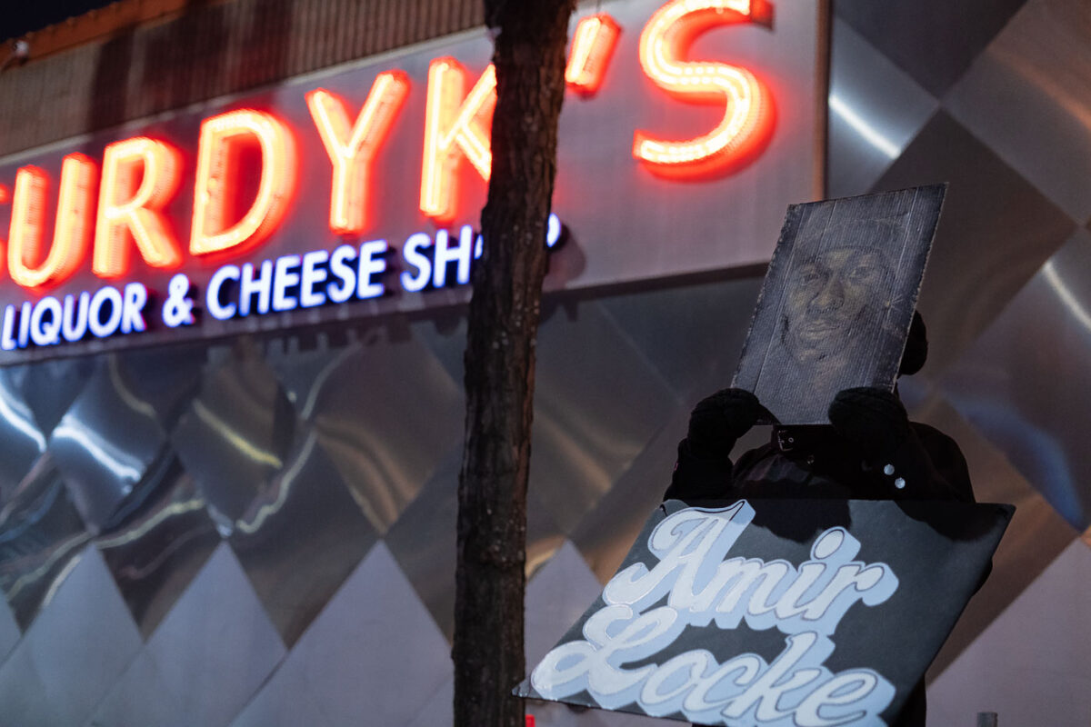 Protest for Amir Locke at Purdy’s Liquor, Minneapolis