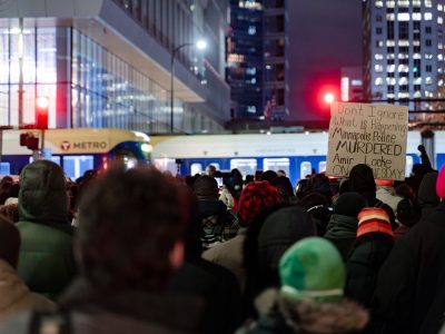 Minneapolis Protest for Amir Locke, Downtown