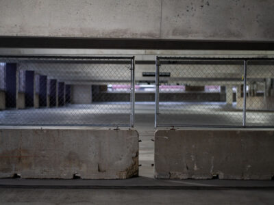 Seven Points Parking Ramp Barricades After Protests