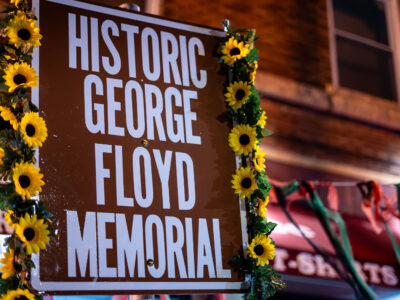 Historic George Floyd Memorial Sign, Minneapolis