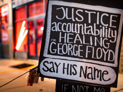 George Floyd Square: Justice, Accountability, Healing Sign