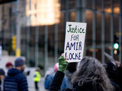 Minneapolis Protest for Amir Locke, April 2022