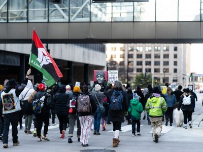 Amir Locke Protest March Downtown Minneapolis April 2022