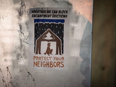 Minneapolis: Protest Flyer Against Encampment Evictions
