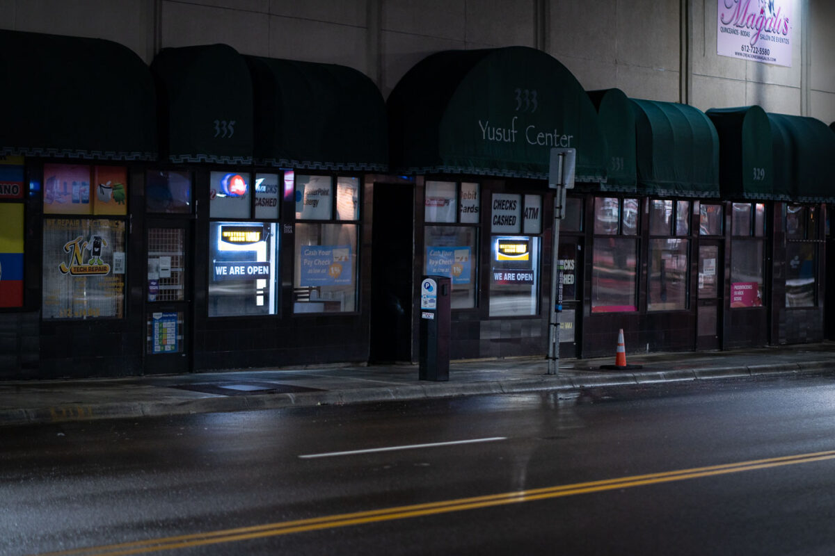 Yusef Center on Lake Street in Minneapolis.