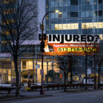 A billboard for a law firm in Downtown Minneapolis.