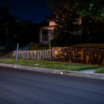 A George Floyd mural on a retaining wall in South Minneapolis.