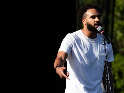 Brandyn Tulloch at Rise and Remember, George Floyd Square