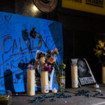 A memorial for Calvin Horton on the 2 year anniversary of his death. He was shot and killed during looting following the May 25th murder of George Floyd.