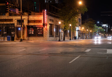 Hennepin and Lagoon in Uptown Minneapolis.