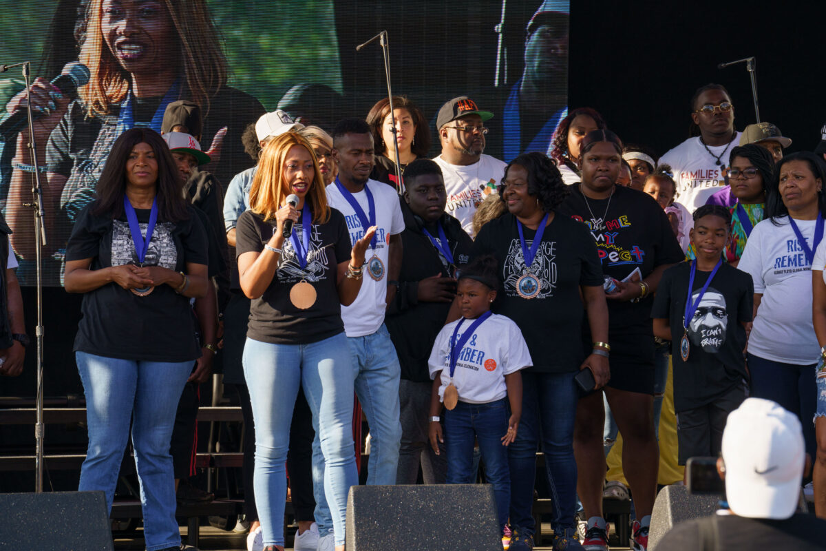 George Floyd Family speaks at Rise and Remember 2022