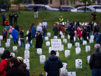George Floyd Vigil at Say Their Names Cemetery, Minneapolis