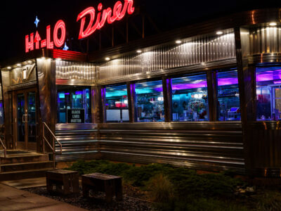 Hi-Lo Diner at Night, Lake Street Minneapolis