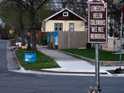 Leneesha Helen Columbus Memorial, South Minneapolis