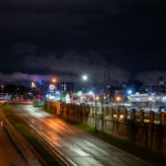 Looking down Hiawatha Avenue in South Minneapolis in May 2022.