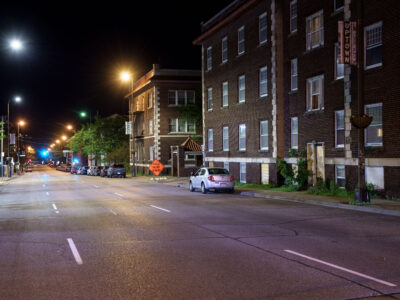 Lagoon Avenue at Night, Uptown Minneapolis